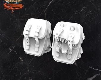 Mimic Backpack: Tabletop Gaming Miniature (Resin 3D Print)