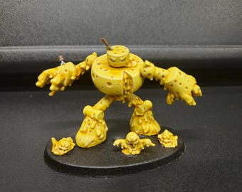 Cheese Golem & Minions: Tabletop Gaming Miniature (Resin 3D Print)