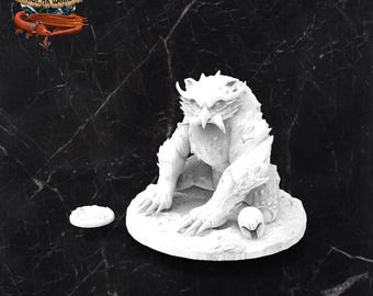 Owlbear Mama: Tabletop Gaming Miniature (Resin 3D Print)