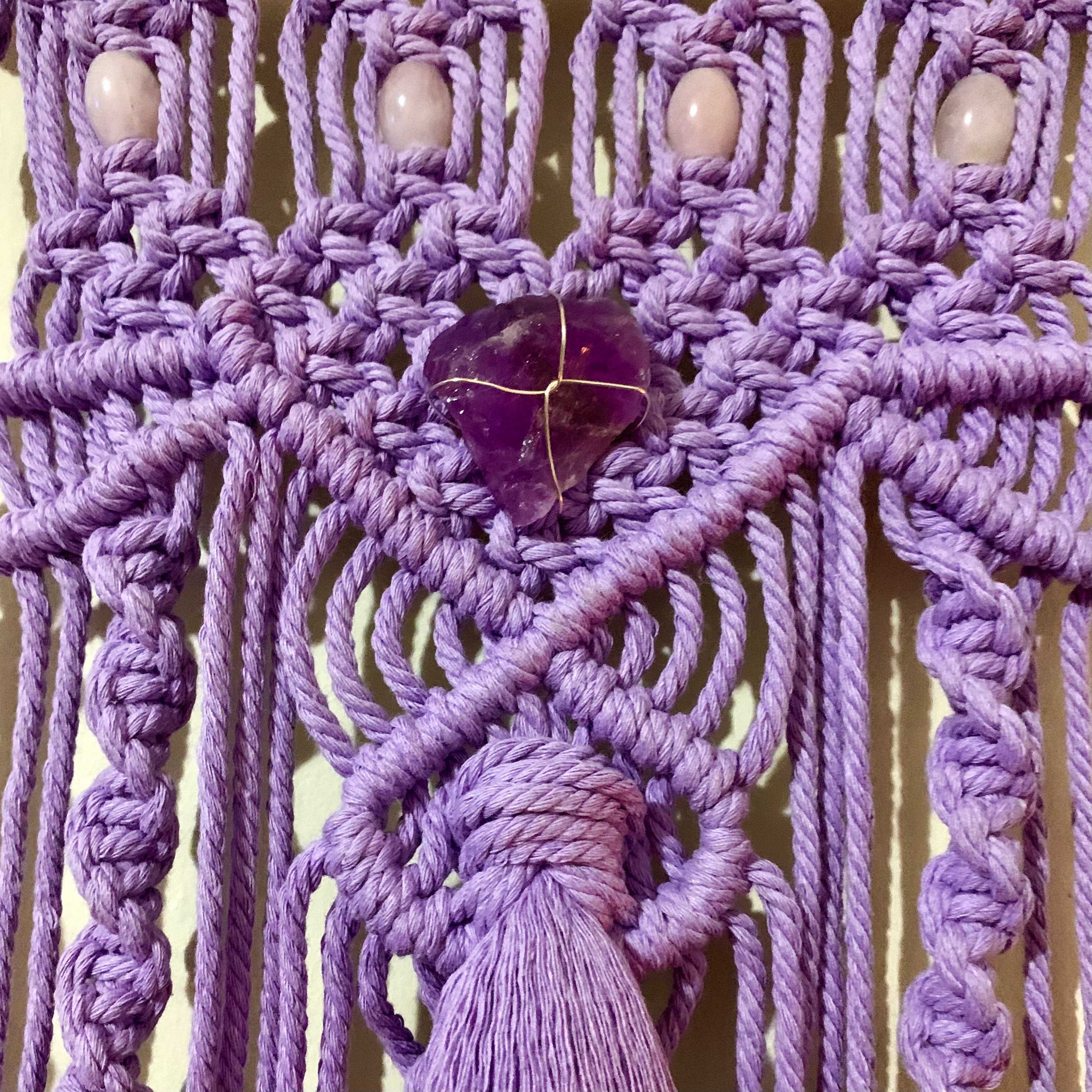 Home & Living macrame shelfcrystal shelfplanttarot shelf Colorful ...