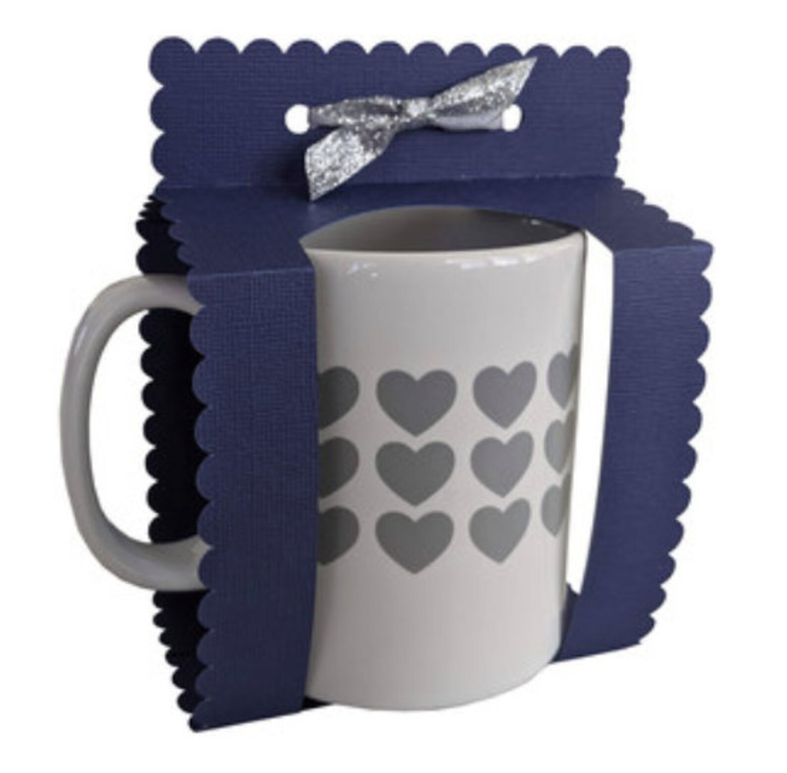 Scalloped Mug Gift Mug Box SVG SVG Mug Box Mug Box Template Etsy