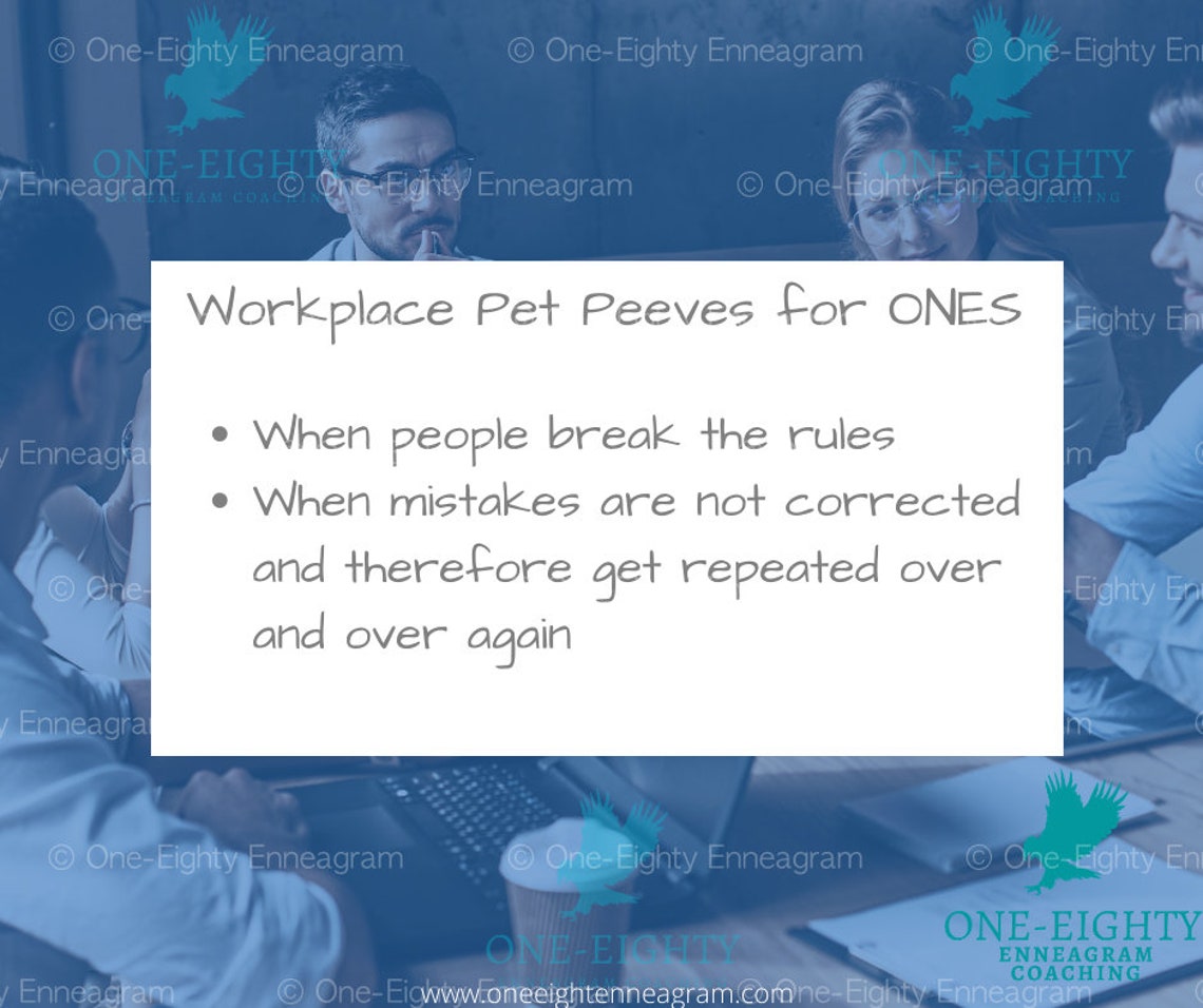 Eneagrama y Workplace Pet Peeves Etsy