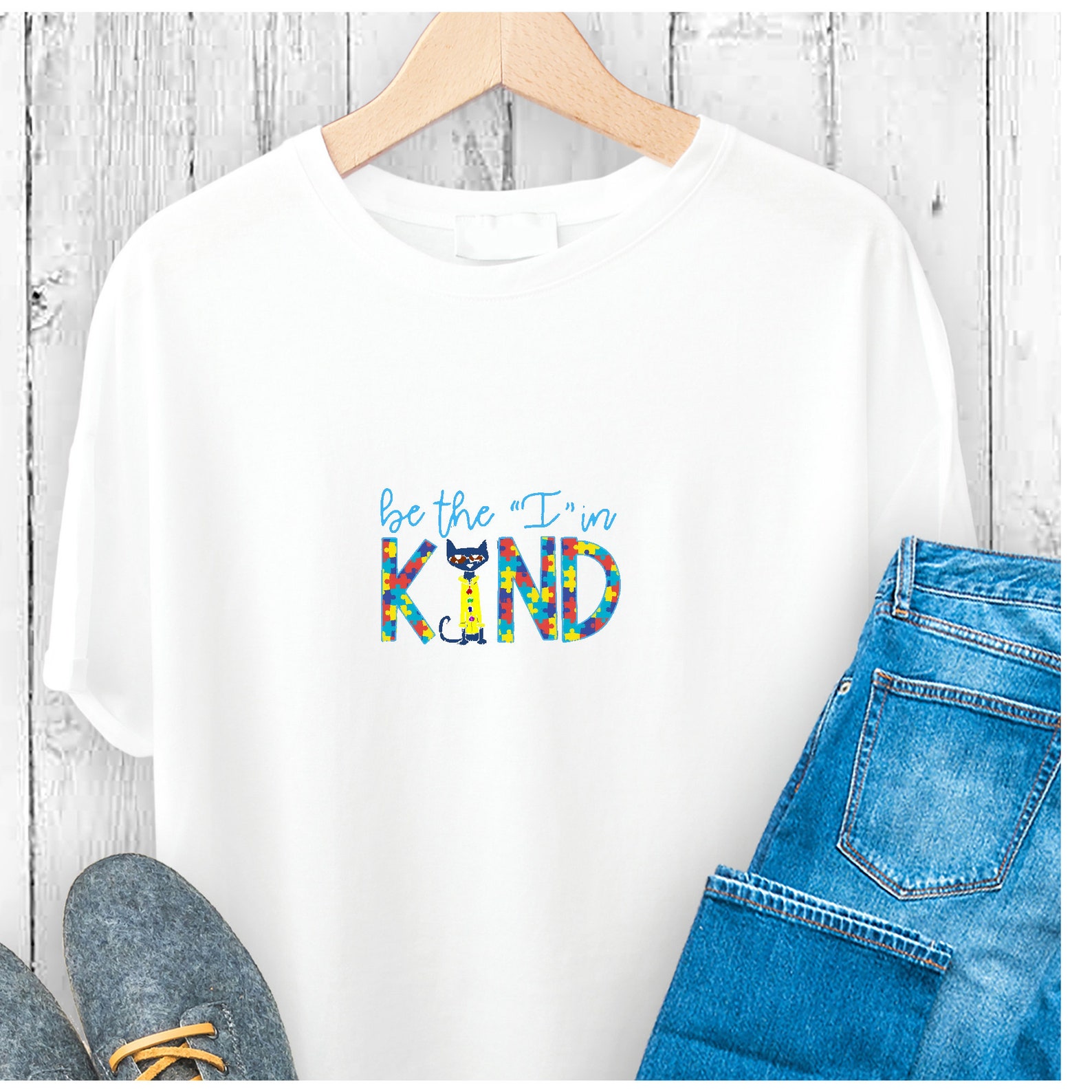 Be The I In Kind Autism Awareness Month Pete The Cat Kids Mom Etsy