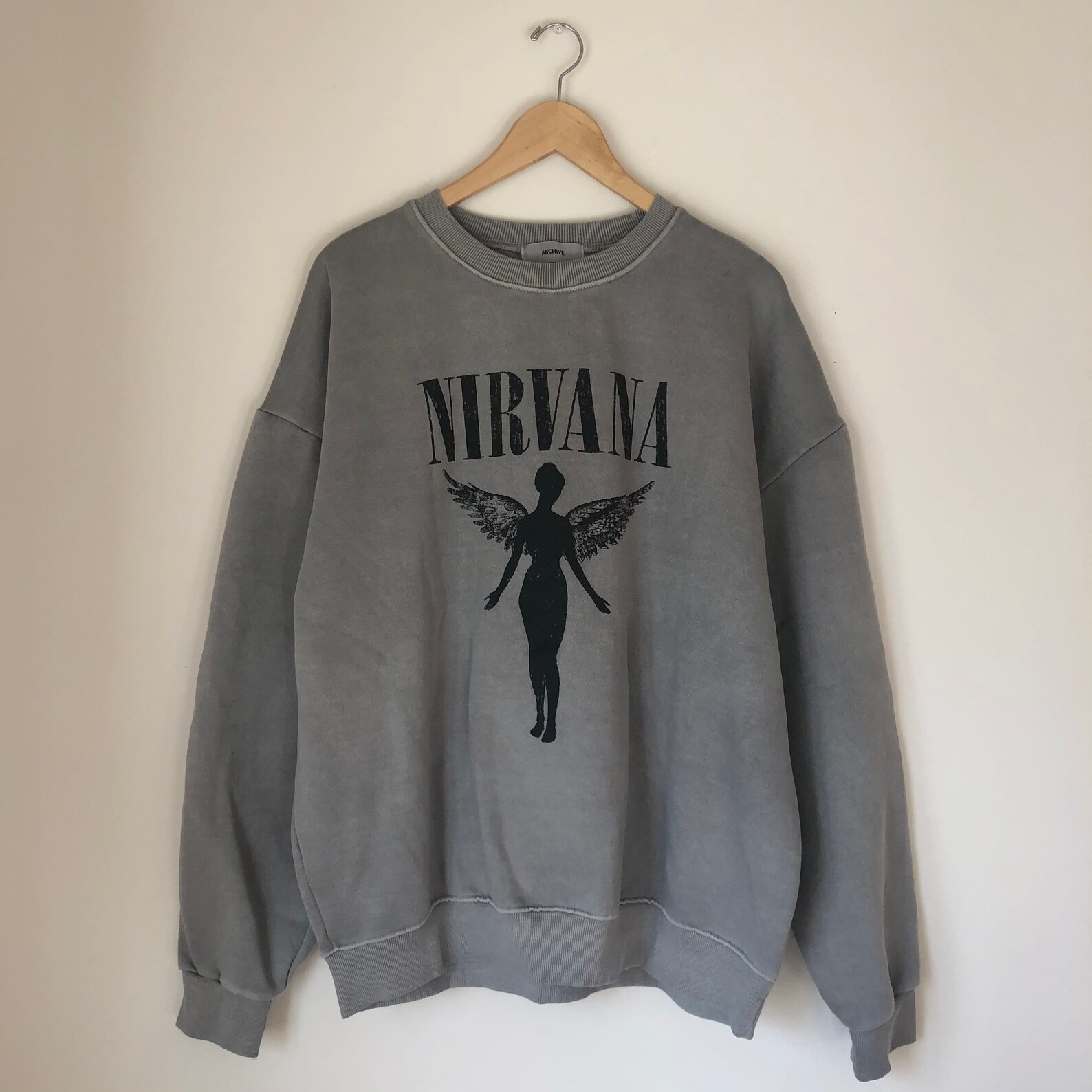 Nirvana fleece shirt nirvana sweatshirt boy friend Etsy