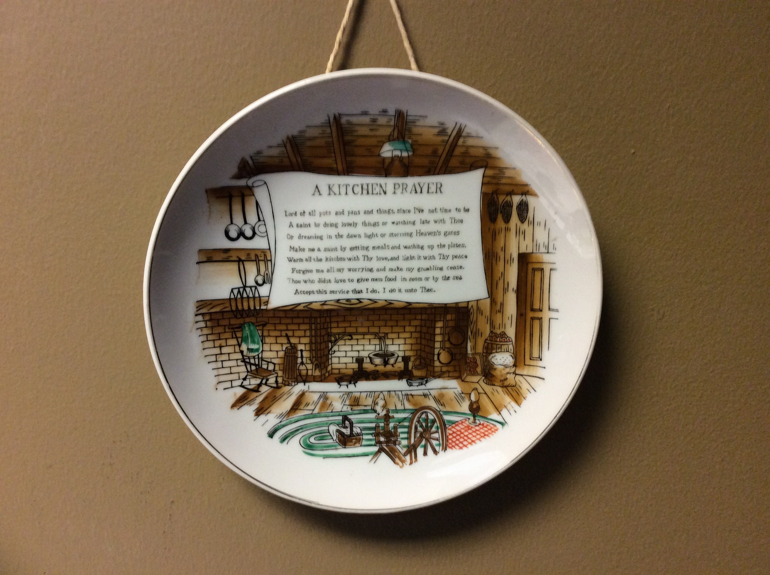 Kitchen Prayer Plaque Etsy