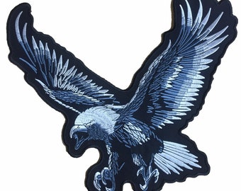 Large Eagle Hawk Big Bike Rider Giant back Patch XL