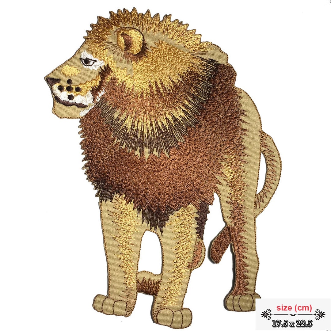 Lion Large Giant Back Patch XL - Etsy