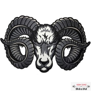 Satanic Goat evil Giant Large back Patch XL