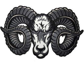 Satanic Goat evil Giant Large back Patch XL