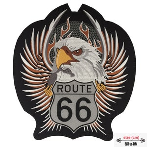 Route 66 Eagle Rider Giant back Patch Size XL