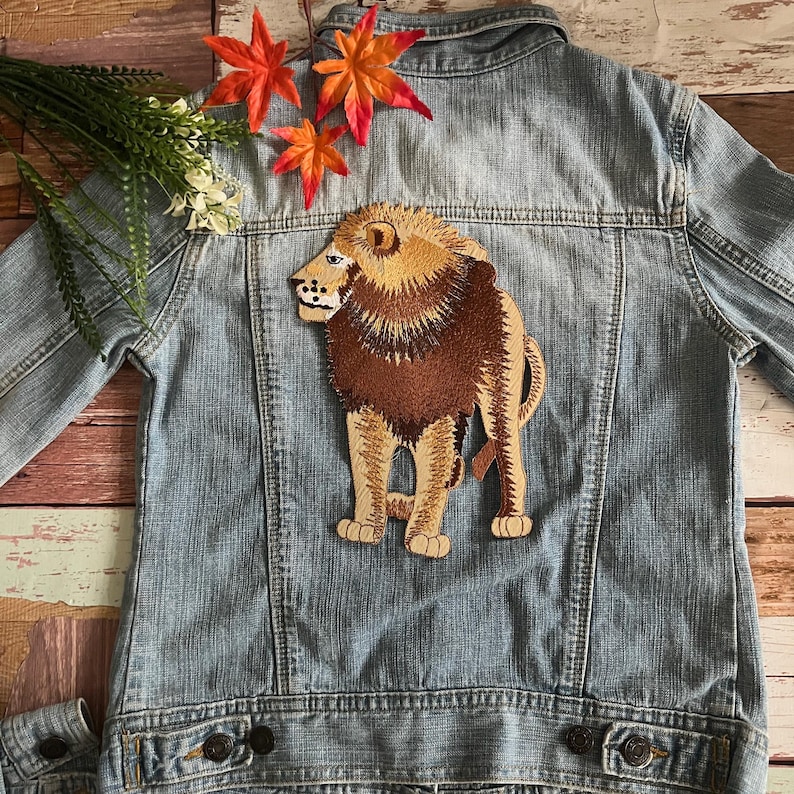 Lion Large Giant Back Patch XL - Etsy