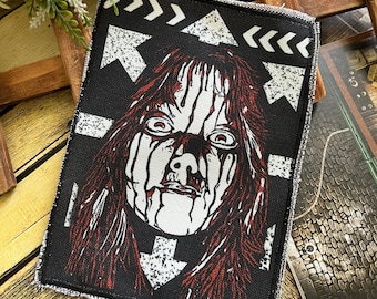Carrie Horror Movie Grunge Style Sew on DIY Printed Canvas Patch