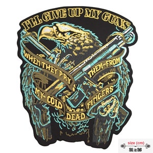 Eagle Hawk Army Soldier Giant back Patch XL