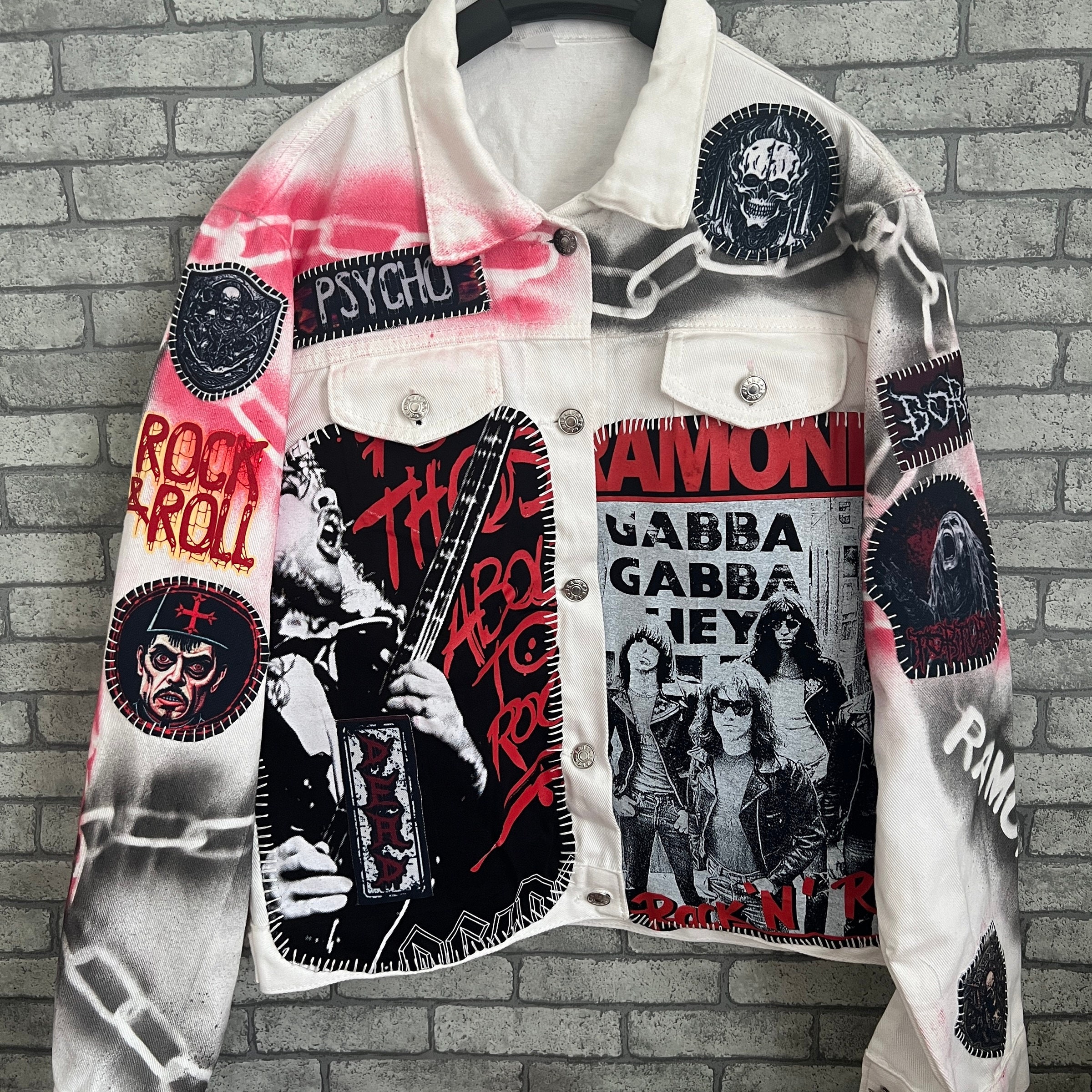 Rockstar Denim Jacket Etsy
