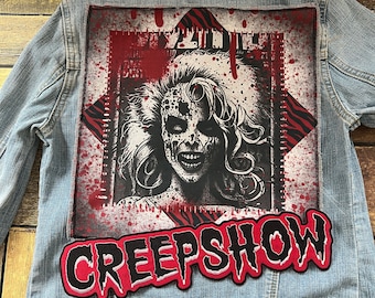 Creepshow Creepy Cutie 70s Horror Movie Grunge Style Iron on DIY Patch