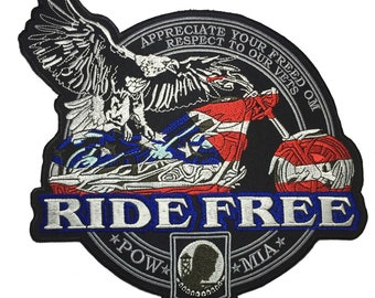 Eagle Motorrad Fahrer große zurück Patch XL