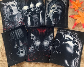 Art rituel gothique occulte Necronomicon Style grunge fer à repasser sur toile imprimée bricolage