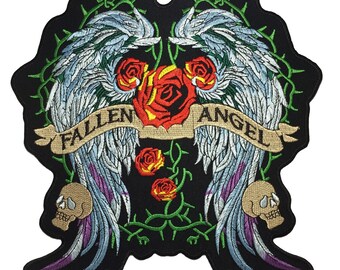 Fallen Angel Wing Rider Giant LargeLarge back Patch XL