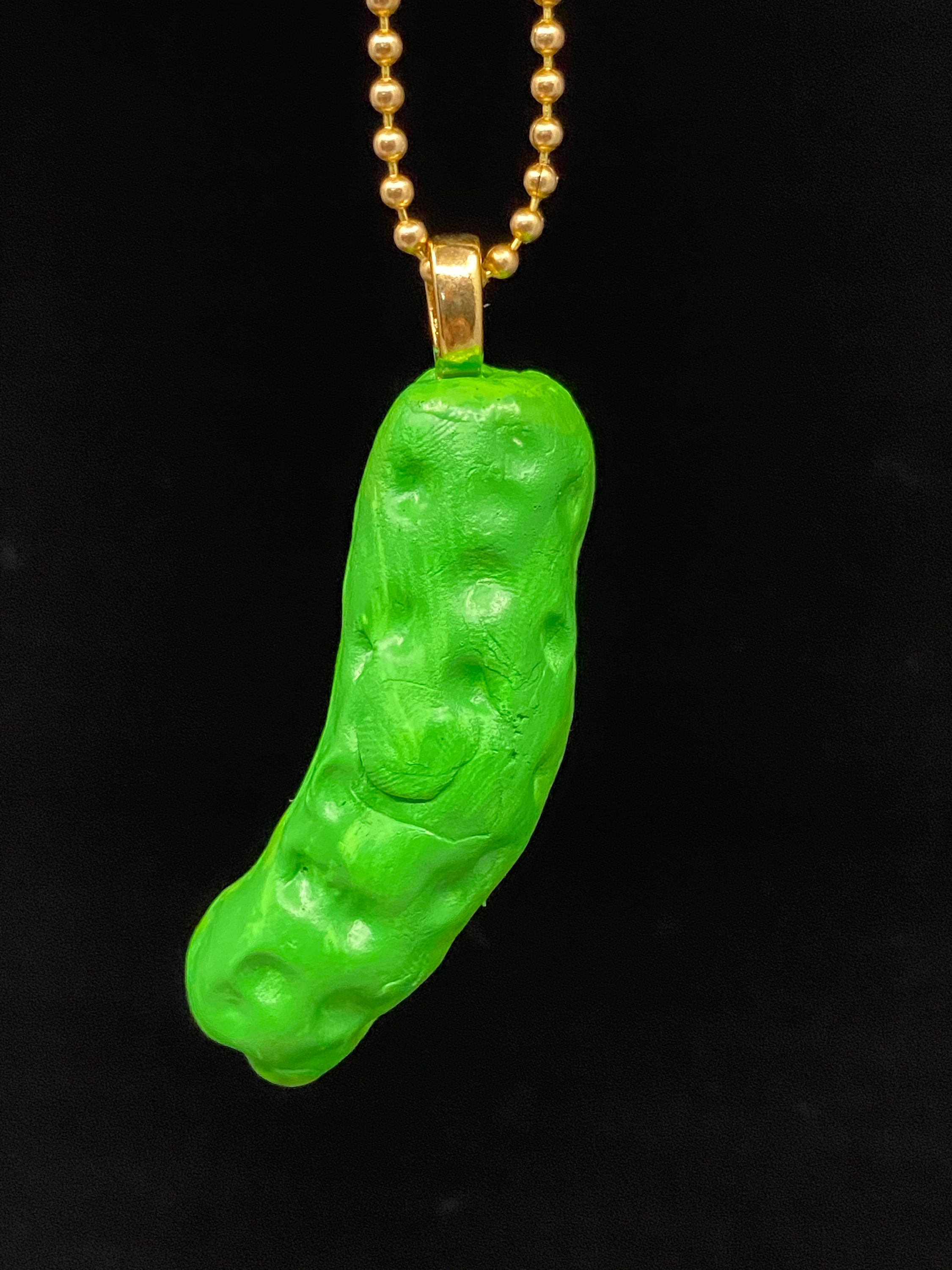 Tasty Chains Large Pickle Necklace The Pickle Etsy