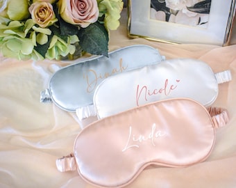 Sleeping Mask Customized for Bridesmaid, Proposal Gift Box for Bridal Party, Favours for Bridesmaids, Gifts for Bachelorette Party