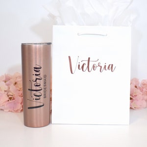 Personalized Gift Bag, Personalized Gifts, Party Favors, Bridesmaid Proposal, Bridal Party, Custom Gifts, Gift Bags, Bridesmaid Proposal
