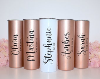 Personalized Tumbler for Women Gifts Personalized Tumbler with Lid and STRAW Tumbler Customized Bridesmaid Proposal Gift Bridal Party Gifts