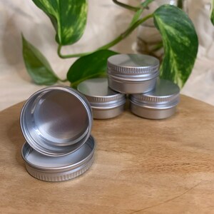 Lip Balm Containers/Pots - 10ml - Aluminium