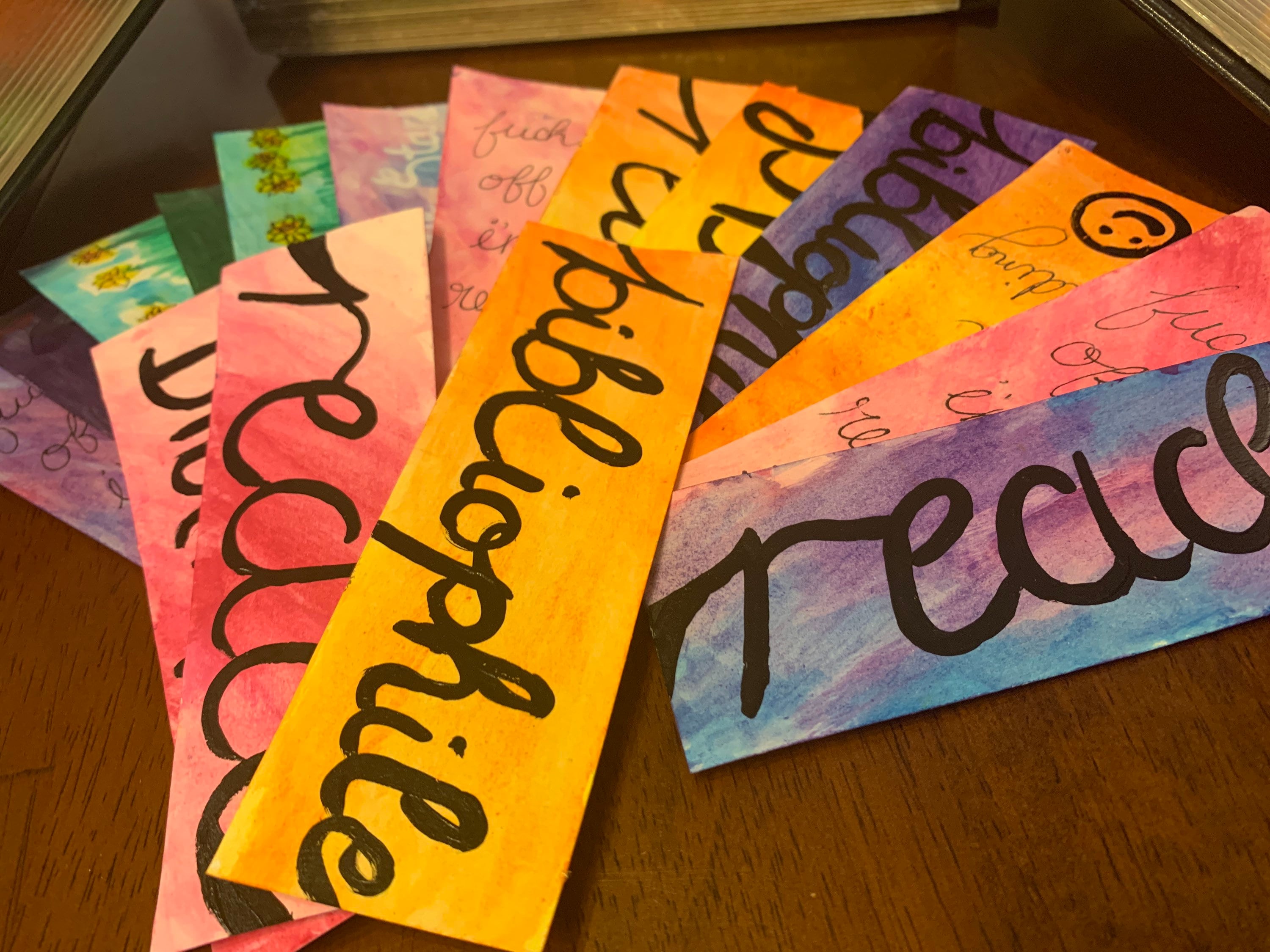 Hand Painted Bookmarks Etsy hand-painted-bookmarks-etsy