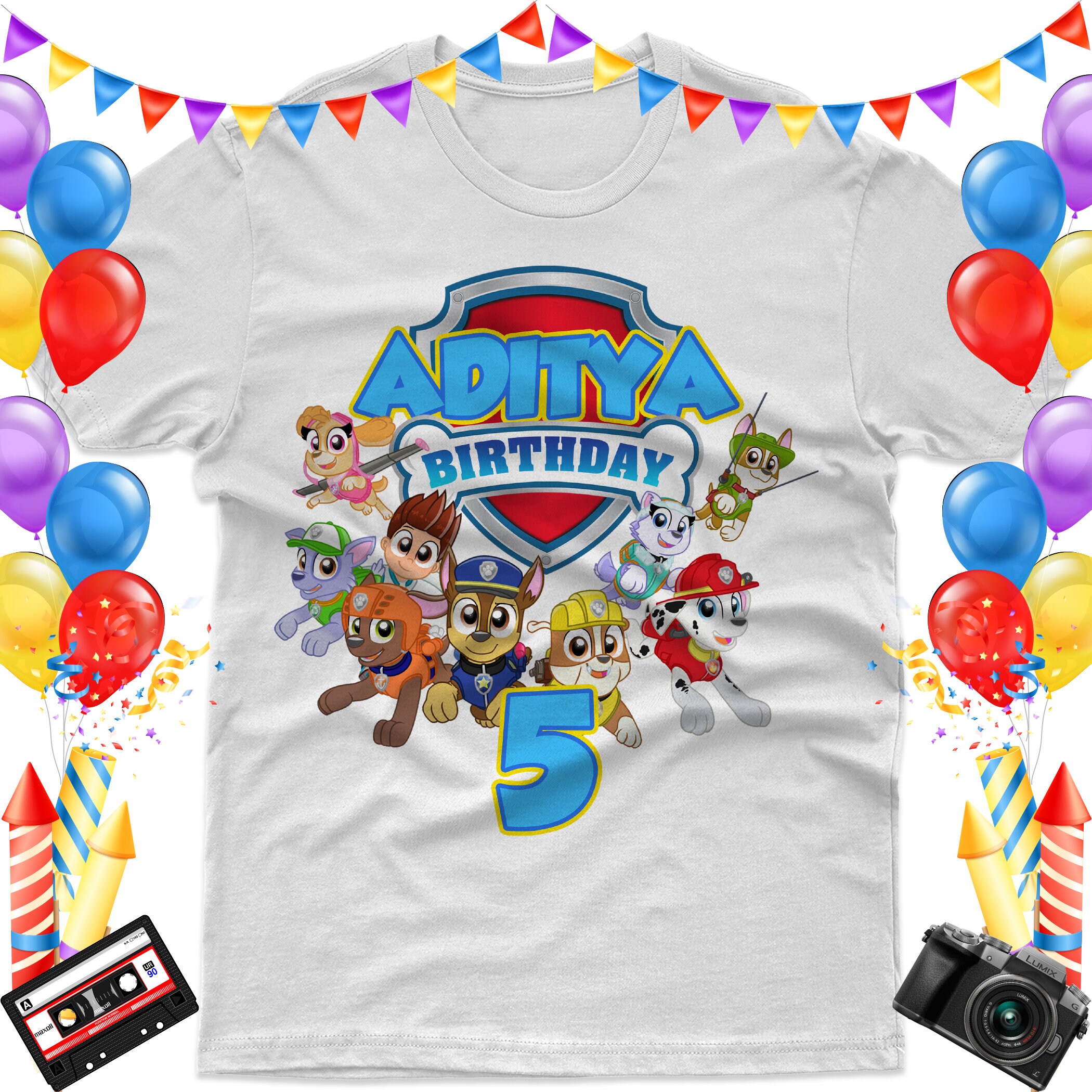Paw Patrol Iron On Transfer Paw Patrol Shirt Paw Patrol | Etsy