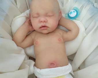Marshmallow Silikon wiedergeborenes Baby