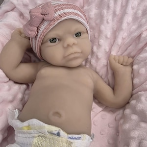 Reborn baby in white (for artists to paint)