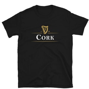 Cork Drinking Ireland T-Shirt, Slainte Irish Beer shirt, Irish Gifts Tee, St Patrick's Day Shirt