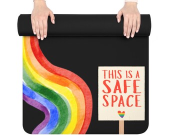 Safe Space Pride Yoga Mat