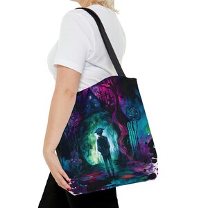 Gothic Canvas Aesthetic Tote Bag For Women Beach Bag Shopping Bags School Shoulder Bag Mom Gift For Her Birthday Gift For Daughter