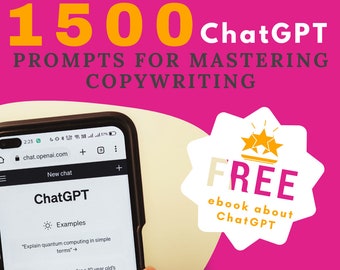1500 ChatGPT prompts | Creative Writing prompts | Easy Access | User-friendly
