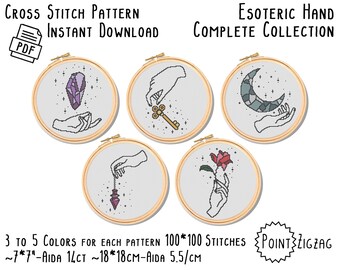 Cross Stitch Pattern - Esoteric Hand : Complete Collection Pack