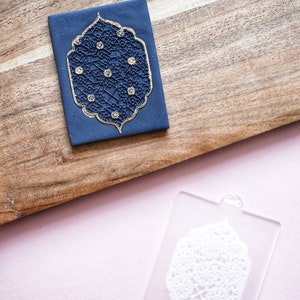 Islamisches geometrisches Design erhabene Debossing Prägung für Fondant, Cupcakes und Kekse