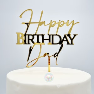 Happy Birthday Cake Topper personalisiert | Verschiedene Größen & Farben