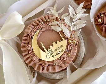 Ramadan Kareem Cake Charm | Bento Cake Charm | Eid Mubarak Cake Charm |Ramadan Mubarak | Ramadan Mubarak Cupcake Topper | Various Colours