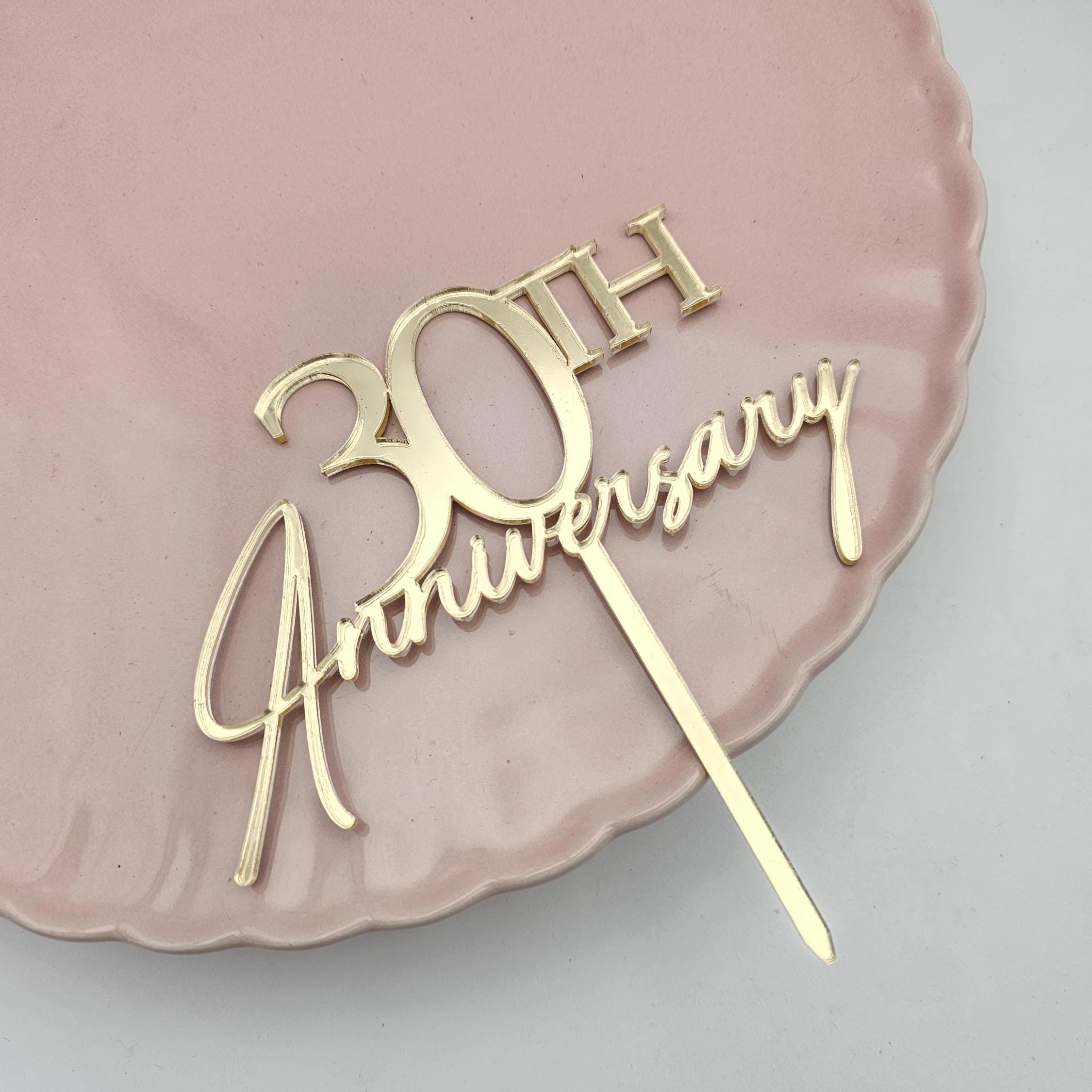 30Pcs Happy 60th Birthday Cupcake Toppers Silver Glitter - View #12