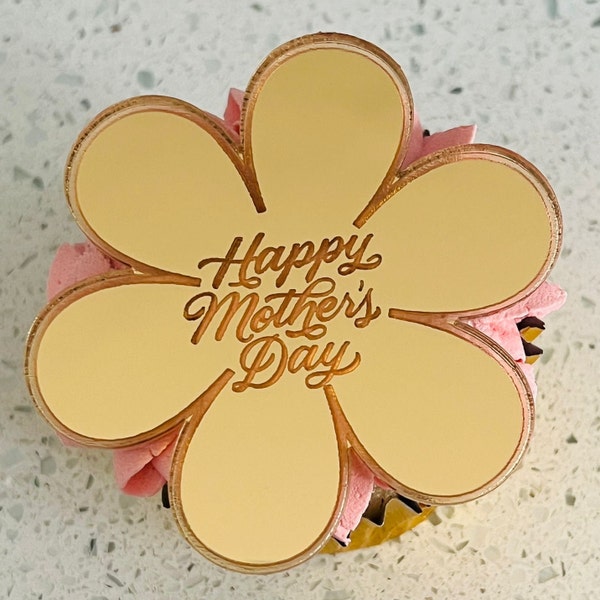 Mother's Day Gift Tag | Mother's Day Cupcake Topper | Various Colours