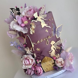 Fairy Cake Charm Set | Personalised | Various Sizes & Colours