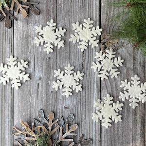 WEIHNACHTEN Filzformen - Filz Schneeflocke. Urlaub Dekor. Weihnachtsdeko.