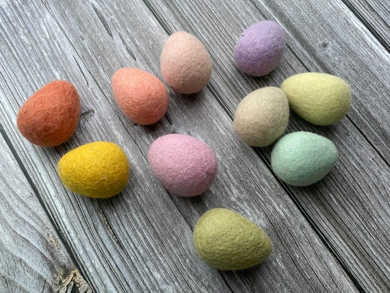 Easter Eggs. Felt Easter Eggs. Easter Table Decor. Felt Egg Easter.