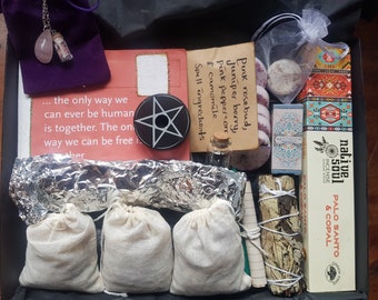 Goddess Gift Box for witchcraft/energy work/manifestation and relaxation! Surprise witch gift. Gifts for her. Yule or Christmas gift