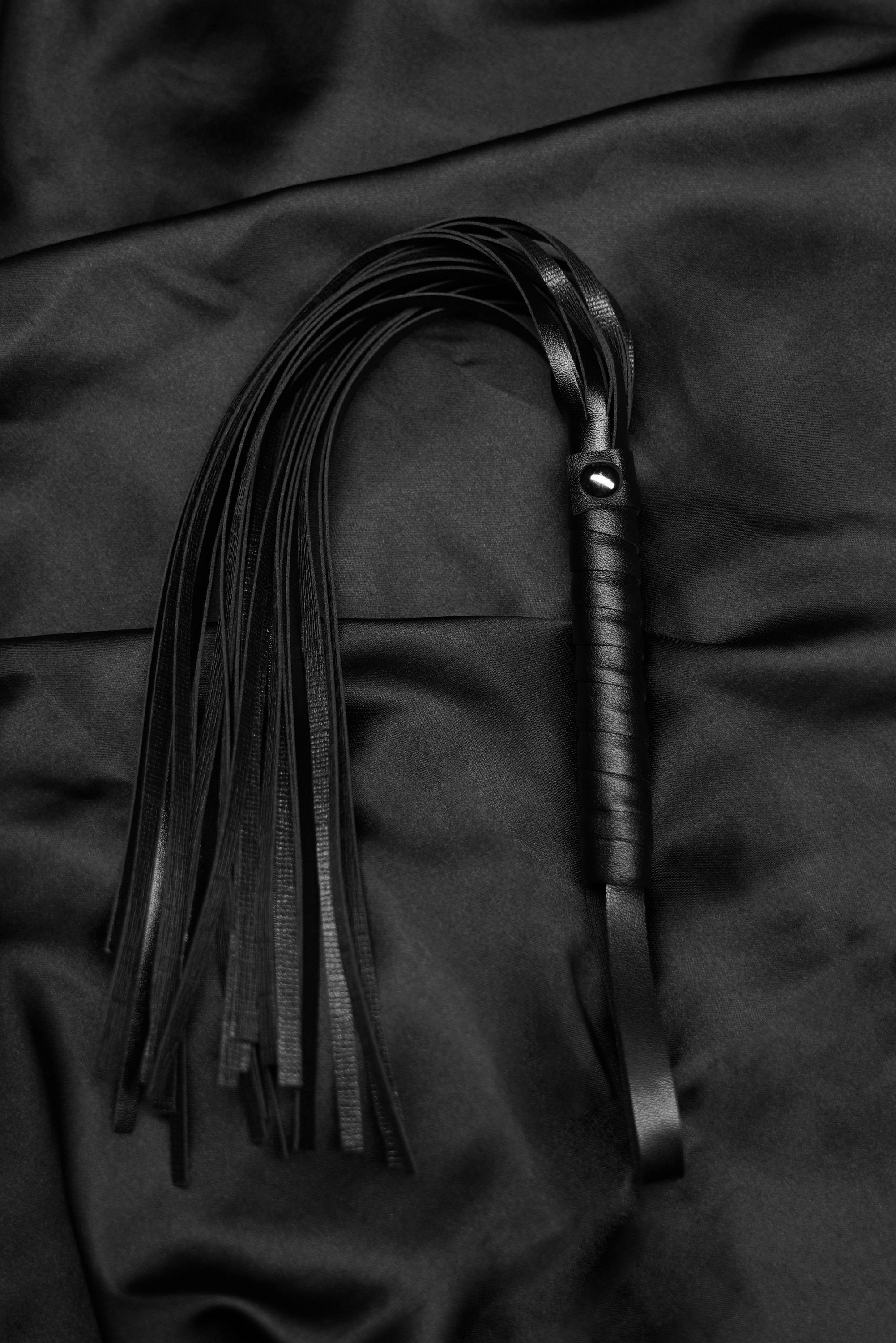 Red or Black Leather Whip BDSM whip Leather Flogger Sex Etsy
