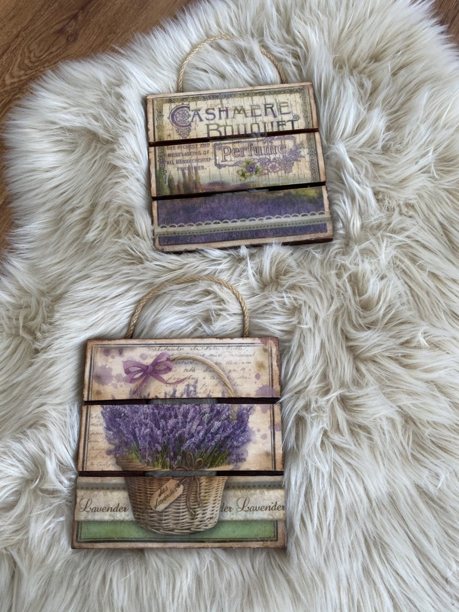 Bereit zu versenden Vintage Lavendel Wandbehänge Lavendel im | Etsy