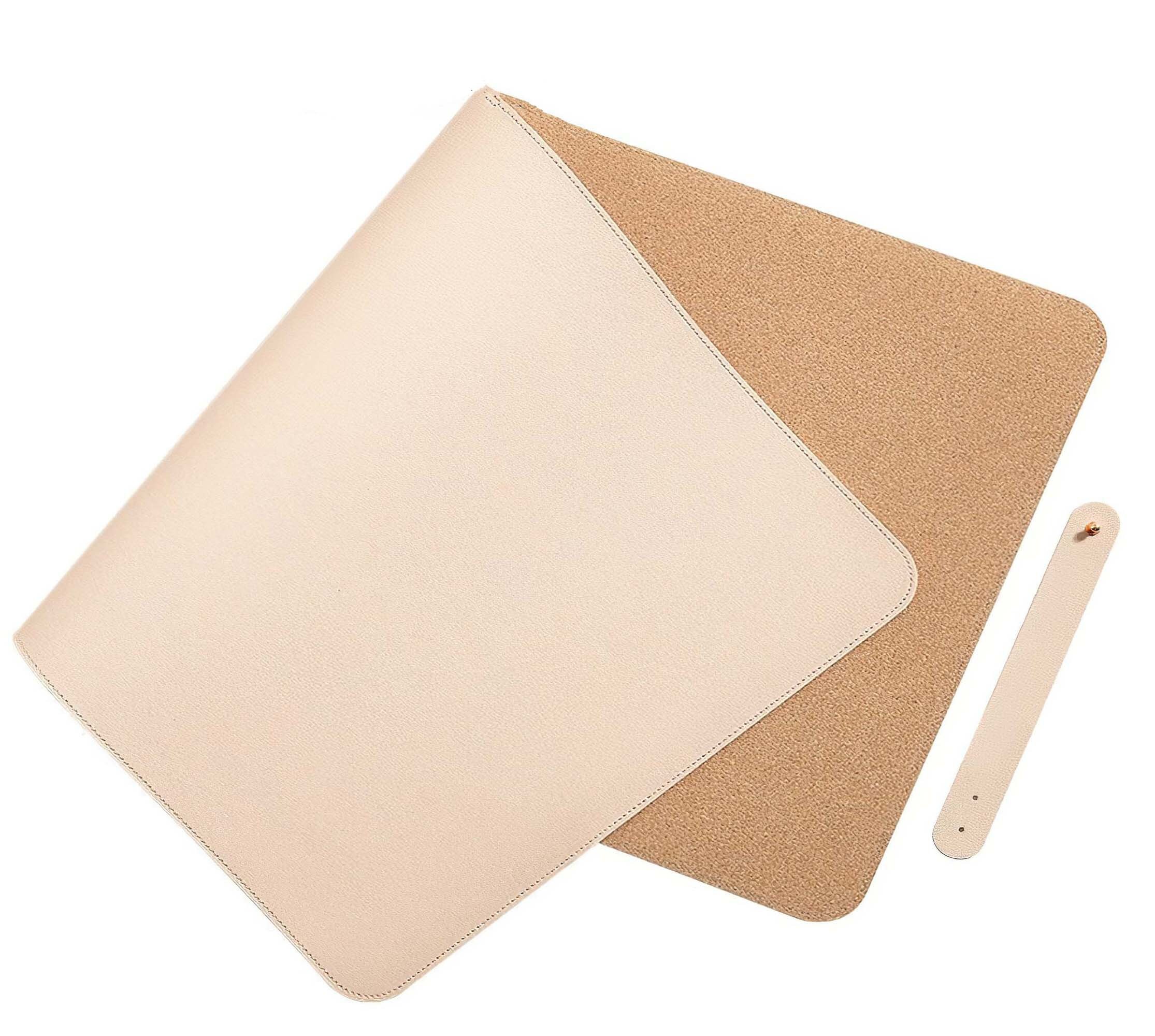 Natural Friendly Cork Mouse Pad Soft Corkpvc Anti Fouling Etsy