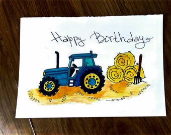 Joyeux Anniversaire Agriculteur Farmer Laitier Fermier Etsy