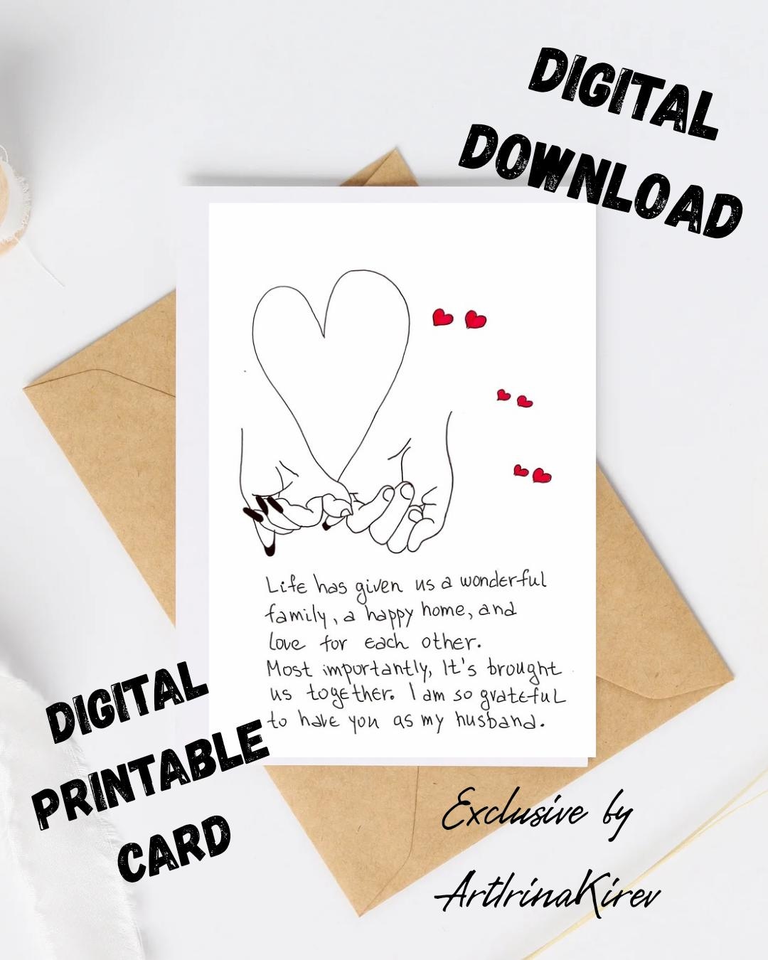 Emotional Rescue, Carte D'anniversaire « Best Husband Anniversary